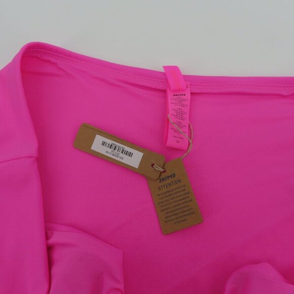 Skims Women 3X Signature Swim Mid Waist Bottom Bikini Taffy Pink SW-MWB-0748 NEW - Picture 4 of 12